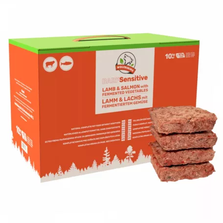 Mush | BARF Sensitive | Komplett bárány és lazac menü fermentált zöldségekkel – 10 kg