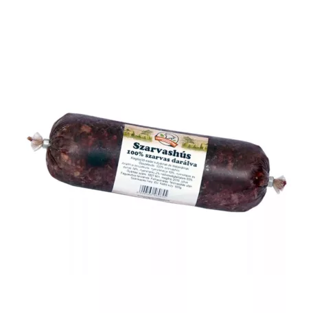 Farkaskonyha | Szarvashús | 100% darált prémium vadhús kutyáknak és macskáknak – 500 g