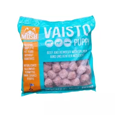   Mush | Vaisto Puppy Ice Blue | Komplett szárnyasmentes kölyök BARF menü (Marha, Rénszarvas, Lazac) – 3 kg