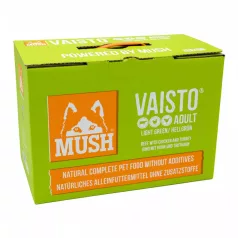   Mush | Vaisto Adult Green | Komplett BARF menü (Marha, Csirke, Pulyka) – 10 kg