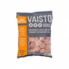   Mush | Vaisto Adult Grey | Komplett BARF menü (Pulyka, Csirke, Bárány) – 800 g