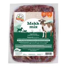   Farkaskonyha | Mekk Mix | Egyfehérjés BARF kecskemenü kutyáknak és macskáknak – 500 g