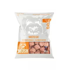   Mush | Vaisto Cat White | Komplett BARF menü cicáknak (Marha, Sertés) – 800 g