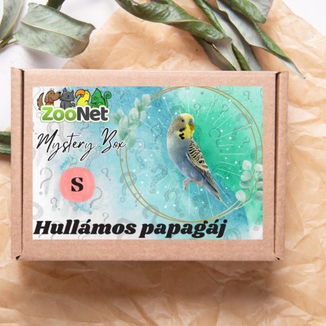 Mystery Box ajándékdoboz Hullámos papagájoknak – S