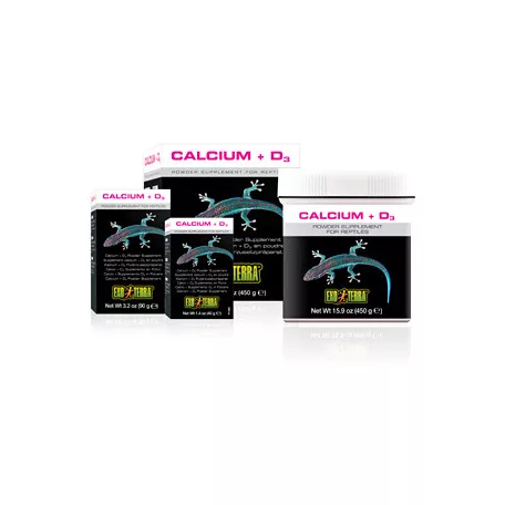 ExoTerra | Calcium + D3 Vitamin - 90 g