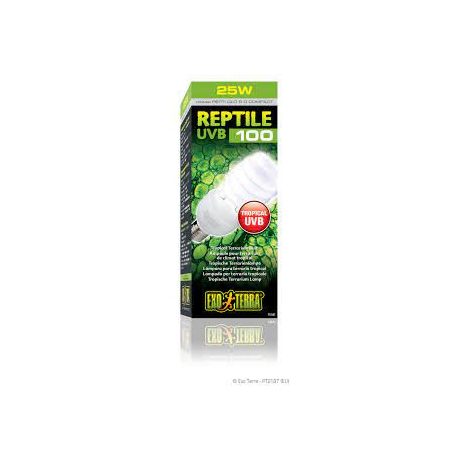 ExoTerra Reptile UVB 100 | 6% (5.0) UVB izzó - 25 W