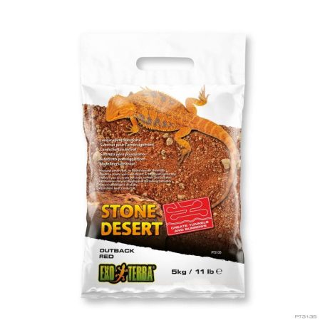 Exo Terra Stone Desert Outback Red | Törmelékes, formázható homok - 5 kg