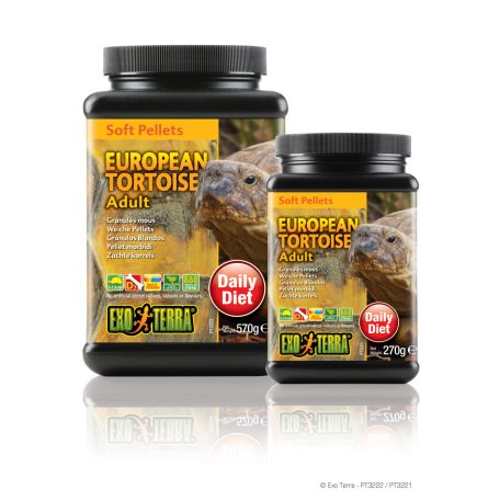 Exo terra European Tortoise Food Adult | Európai teknős pellet táp felnőtt állatoknak - 270 g