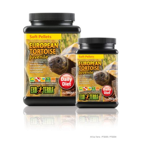 Exo Terra European Tortoise food Juvenile | Szárazföldi teknős táp fiatal állatoknak - 260 g