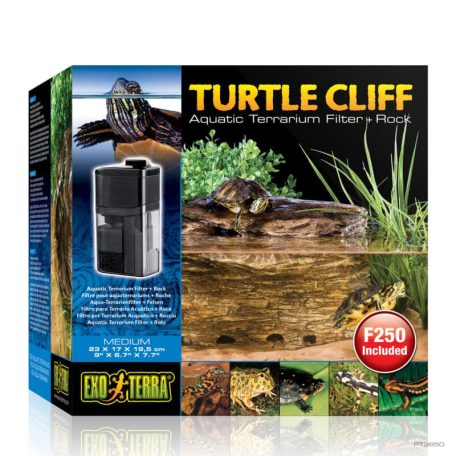 Exo Terra Cliff Aquatic Filter + Rock Medium | Szűrő és teknőspihenő