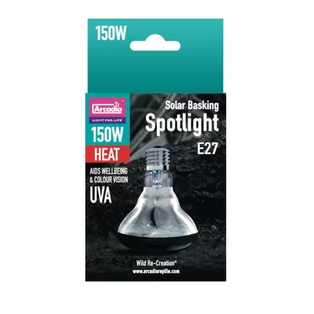 Arcadia | Solar Basking Spotlight | Intenzív UVA melegítő izzó hüllők terráriumába - 150 W