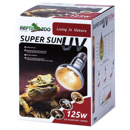 Repti Zoo Super Sun | All in one melegítő izzó - 125 W