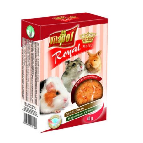 Vitapol Royal Menu | Kiegészítő eleség rágcsálóknak | Sárgarépás - 40 g