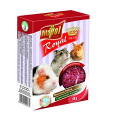   Vitapol Royal Menu | Kiegészítő eleség rágcsálóknak | Céklás - 40 g