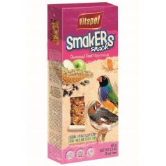   Vitapol Smakers Dupla Rúd (gyümölcs) – Kiegészítő eledel pintyfélék számára – (2 db) 60 g